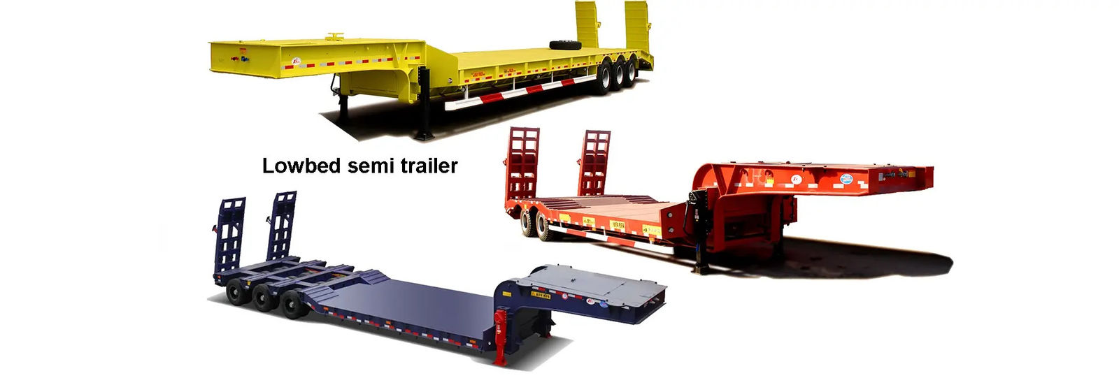 Semi-Trailer mit niedrigem Sattel