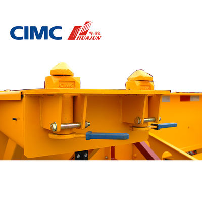CIMC 2 Achse Skeletthalter Anhänger für 20 Fuß Container 28T Landegerät 13T Achse inklusive