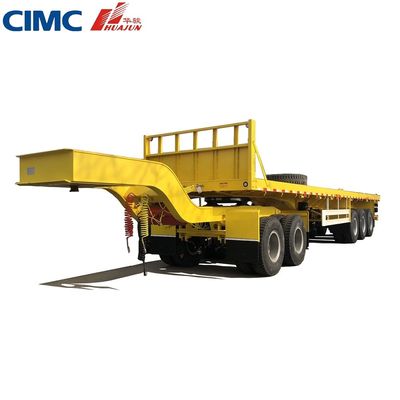 Landebahn Standard 3 Achse 40ft Container Flatbed Semi-Trailer mit KTL-Bemalung