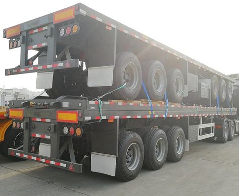 Landebahn Standard 3 Achse 40ft Container Flatbed Semi-Trailer mit KTL-Bemalung