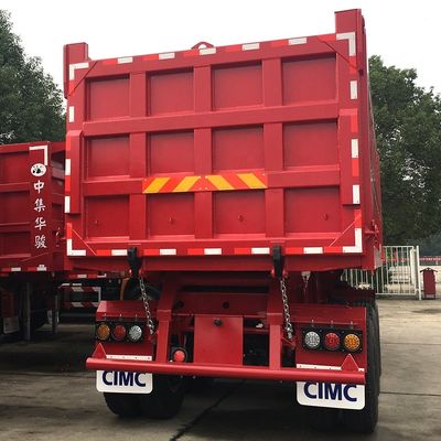 80T Rückenkipp-Fahrzeug Anhänger Halbanhänger mit 3,5 &quot;Königspinn HJGMCK20103 von CIMC