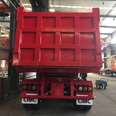 80T Rückenkipp-Fahrzeug Anhänger Halbanhänger mit 3,5 &quot;Königspinn HJGMCK20103 von CIMC
