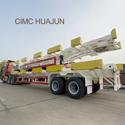 CIMC HUAJUN WABCO Wert 1540 Skeleton Container Halbanhänger für 20ft 40ft Container