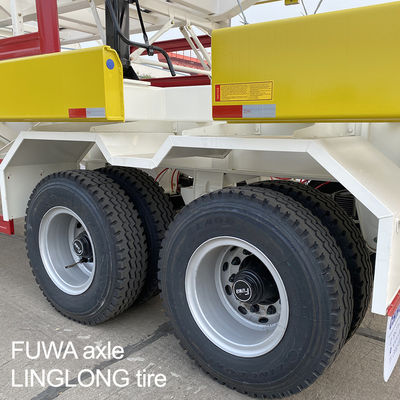 CIMC HUAJUN WABCO Wert 1540 Skeleton Container Halbanhänger für 20ft 40ft Container