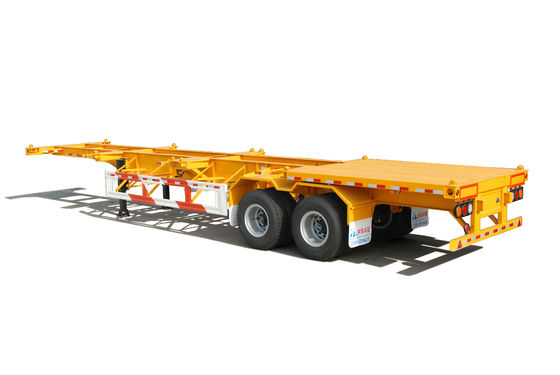 Transport 20/40 ft Container mit 40 Tonnen Höchstlast Skelettcontainer Halbanhänger