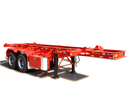 Transport 20/40 ft Container mit 40 Tonnen Höchstlast Skelettcontainer Halbanhänger