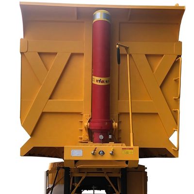 12R22,5 Reifen 4 Achsen U-Typ hydraulischer Kippfahrzeuganhänger 38CBM von CIMC HUAJUN