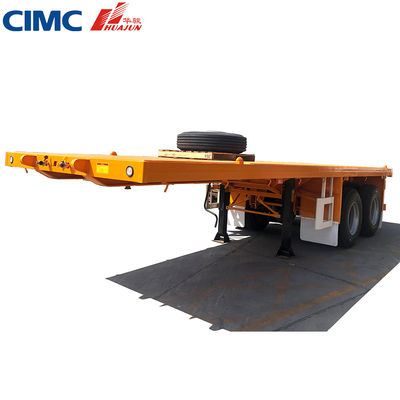3 Achsen 40 ft Flachbett Container Truck Semi-Trailer mit wettbewerbsfähigen und Stahlmaterial