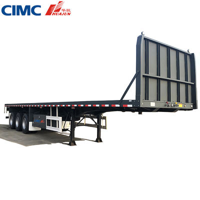 3 Achsen 40 ft Flachbett Container Truck Semi-Trailer mit wettbewerbsfähigen und Stahlmaterial