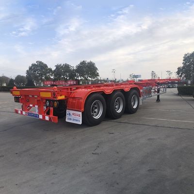 40 T Max Nutzlast Dreiachs-Container-Chassis-Anhänger mit mechanischem Aufhängungssystem