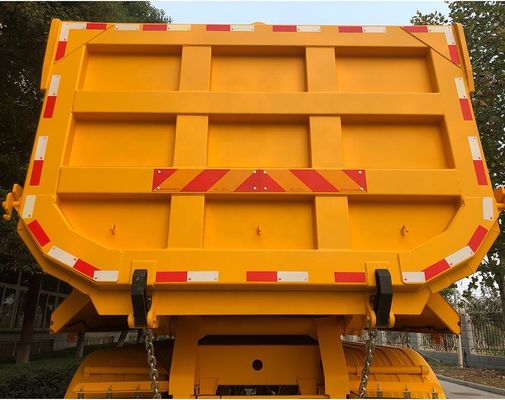Hyva Hydraulic System 4 Achse FC Typ Kipper Halbanhänger für Schwerlaststahltransport