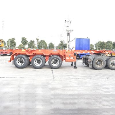 Design Container Chassis Skeleton Trailer Hersteller für 20 ft und 40 ft Transport