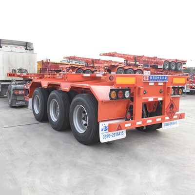 Design Container Chassis Skeleton Trailer Hersteller für 20 ft und 40 ft Transport