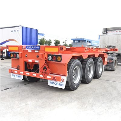 Design Container Chassis Skeleton Trailer Hersteller für 20 ft und 40 ft Transport