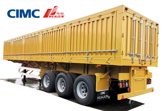 11.00r20 Reifen und Standard 28-Tonnen-Landegerät Seiten-Tipper Semi-Anhänger von CIMC HUAJUN