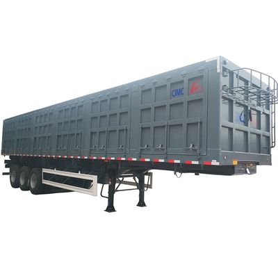 80 Tonnen Hydraulischer Doppelseiten-Dump Tipping Truck Ladung Semi-Trailer mit 12.00R20 Reifen