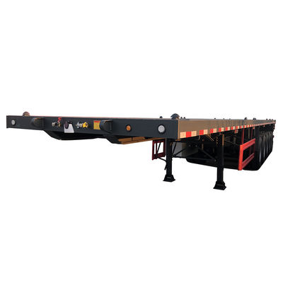 CIMC HUAJUN 5 Achsen Flatbed Trailer perfekt für verschiedene Traktoren auf dem afrikanischen Markt