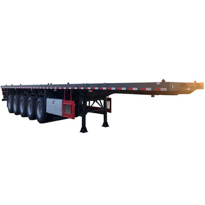 CIMC HUAJUN 5 Achsen Flatbed Trailer perfekt für verschiedene Traktoren auf dem afrikanischen Markt