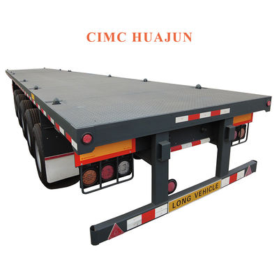 CIMC HUAJUN 5 Achsen Flatbed Trailer perfekt für verschiedene Traktoren auf dem afrikanischen Markt