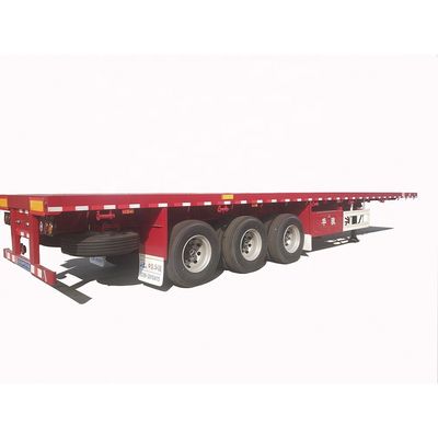 40 Tonnen maximale Nutzlast Dreiachs-Flachbeet-Container-Halbanhänger für Lkw