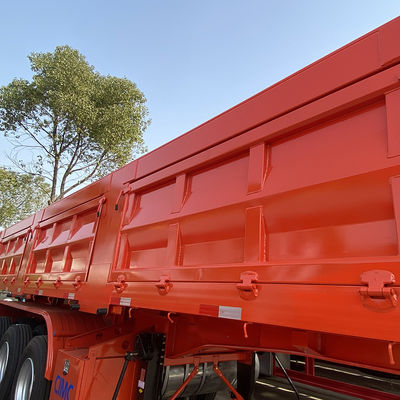 Hochkapazitäts 3-Achsen-Traktor-Dumper-Kohle-Transport-Semi-Anhänger für 50-80 Tonnen Ladung