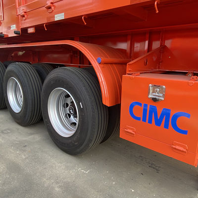 Hochkapazitäts 3-Achsen-Traktor-Dumper-Kohle-Transport-Semi-Anhänger für 50-80 Tonnen Ladung