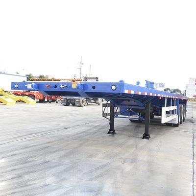Landungsanlage JOST Zwei-Gang-Flachbett-Semi-Anhänger für den Transport von 20 Fuß 40 Fuß Containern