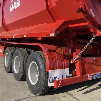 Mechanische Aufhängung, U-Form, Kipper-Dump-Anhänger für den Transport von Sand und Getreide für Schüttgut