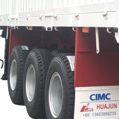 Transport von Kohlefracht mit hoher Seitenwand CIMC HUAJUN Frachtanhänger für den Transport von Vieh