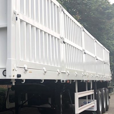 Transport von Kohlefracht mit hoher Seitenwand CIMC HUAJUN Frachtanhänger für den Transport von Vieh