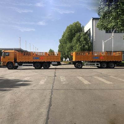 Top Design CIMC HUAJUN Stake Cargo Trailer mit Doppelbox Zaun Halbanhänger