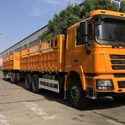 Top Design CIMC HUAJUN Stake Cargo Trailer mit Doppelbox Zaun Halbanhänger