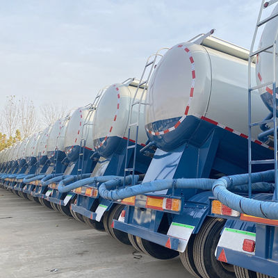 Transport von Mineralpulver 3 Achsen 45cbm Zement Halbanhänger Tankwagen mit Fuwa-Achse