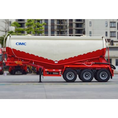Dauerhafte CIMC HUAJUN 40CBM Trockenes Bulk Pulver Zement Tankträger 3 Achsen Tankwagen Halbanhänger