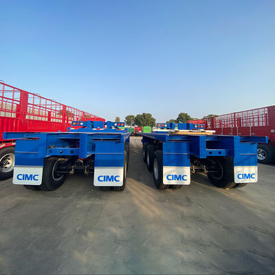 JOST Zwei-Geschwindigkeits-Landungsgetriebe 3 Achsen 40ft Container Flatbed Semi-Truck Anhänger in Afrika
