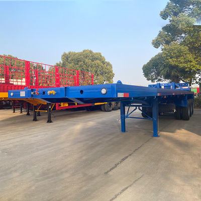 JOST Zwei-Geschwindigkeits-Landungsgetriebe 3 Achsen 40ft Container Flatbed Semi-Truck Anhänger in Afrika