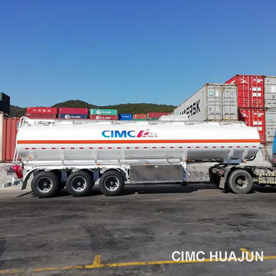 CIMC HUAJUN 3 Achsen Diesel Tankwagen Lkw Anhänger 30000L-60000L Kraftstoffbehälter Halbanhänger