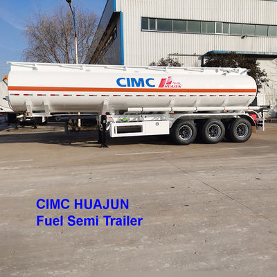 CIMC HUAJUN 3 Achsen Diesel Tankwagen Lkw Anhänger 30000L-60000L Kraftstoffbehälter Halbanhänger