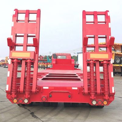 3.5&quot; 90mm Jost King Pin 13T HUAJUN Achse Niedrigbett Semi-Anhänger für schwere Ausrüstung