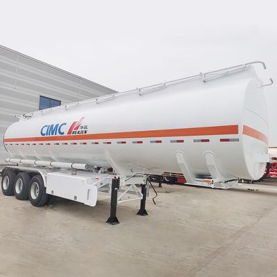 Fuwa 3 Achsen 45000 Liter Aluminiumlegierte Brennstoff oder Edelstahl Zement Tankwagen Anhänger