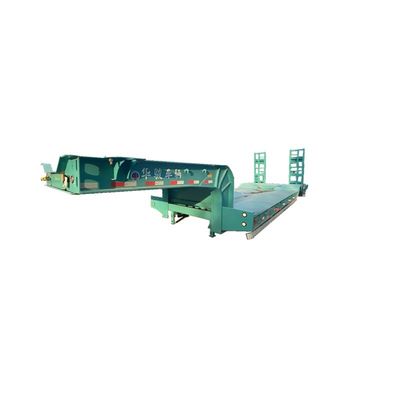 Direkt-Low-Bed Semi-Trailer mit 13/16 Tonnen HUAJUN Achse und 3,5 &quot;König Pin