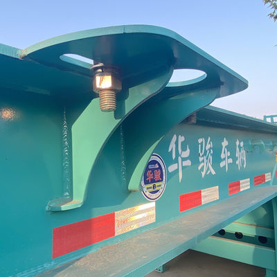 Direkt-Low-Bed Semi-Trailer mit 13/16 Tonnen HUAJUN Achse und 3,5 &quot;König Pin