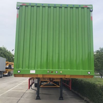 50 Tonnen Kapazität 40 Fuß flacher Containeranhänger für trockene und leichte Fracht