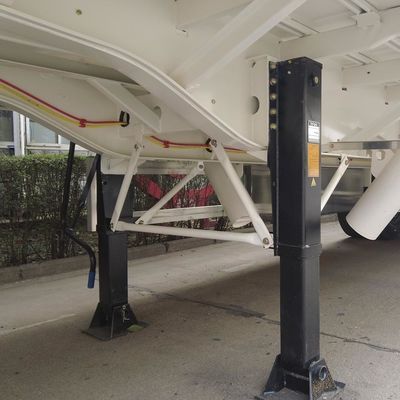 CIMC HUAJUN Anhänger Vorhang Spannung 3 Achsen 40 ft Drop Deck für Trockenfracht Transport