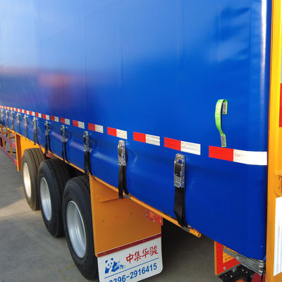 Green Transport Utility Trockene Lieferwagen Anhänger mit Käfig CIMC HUAJUN Kunden Optional