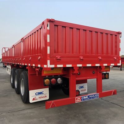 CIMC HUAJUN 2021Neuer Semi-Trailer für den Güterkraftverkehr mit 3 Achsen mit einer Tragfähigkeit von 60 Tonnen