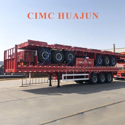 CIMC HUAJUN 2021Neuer Semi-Trailer für den Güterkraftverkehr mit 3 Achsen mit einer Tragfähigkeit von 60 Tonnen