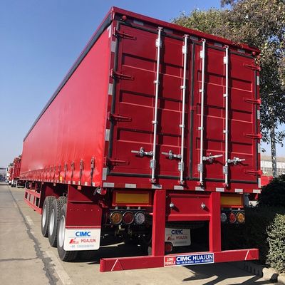 Lkw-Mechanische Aufhängung 40ft Vorhangseite Halbanhänger zum Be- und Entladen