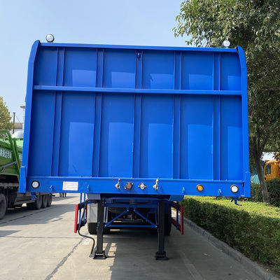Hot 4 Achsen Flachbett Semi-Anhänger mit 1000 mm Seitwand Max Nutzlast von 60T 12.00R20 Reifen