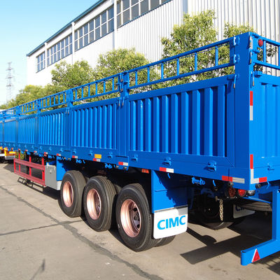60T Max Nutzlast Lkw Anhänger 3 Achsen Zaun Ladung Halbanhänger Container Twist Lock